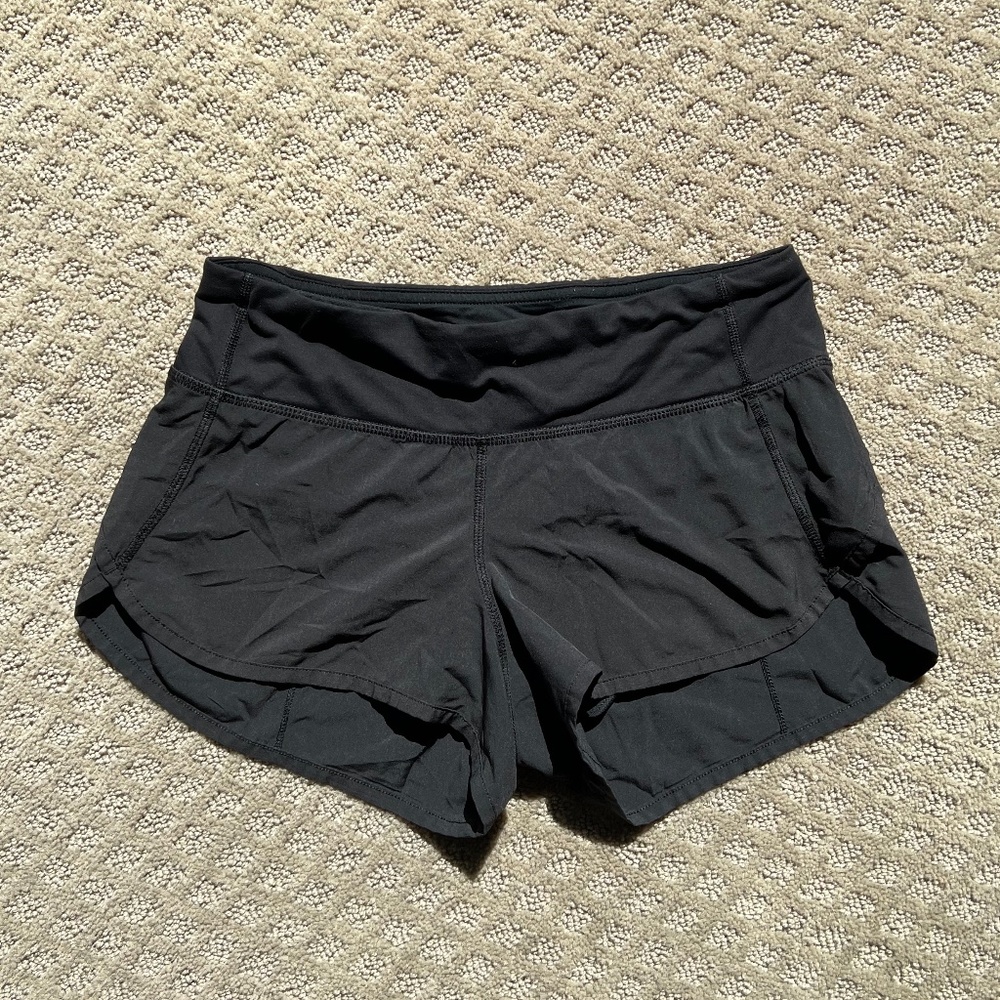 lululemon Speed Up Shorts 2.5'' - black - size 2